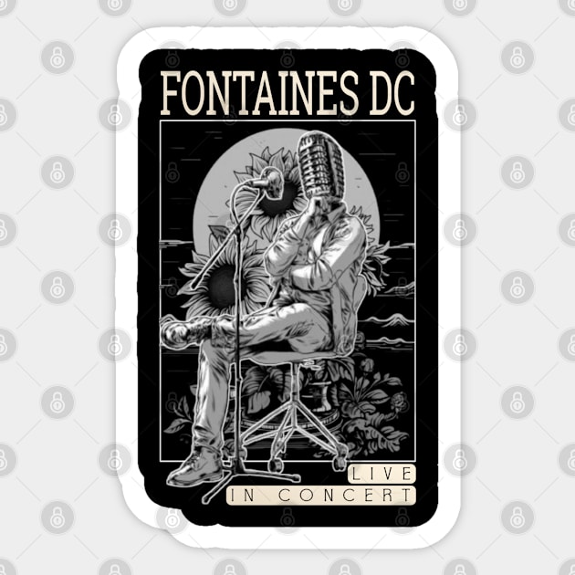 fontaines dc Sticker by 24pass0